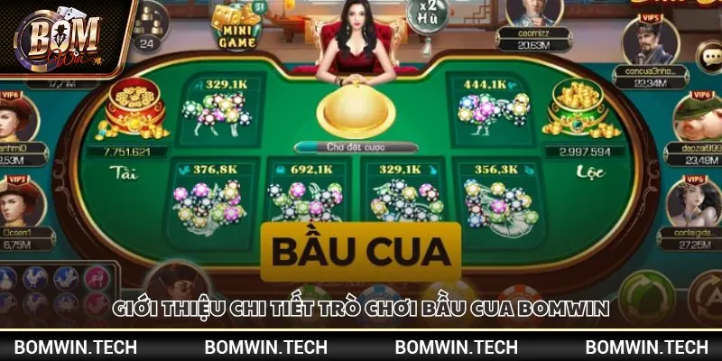 Giới thiệu chi tiết trò chơi bầu cua Bomwin